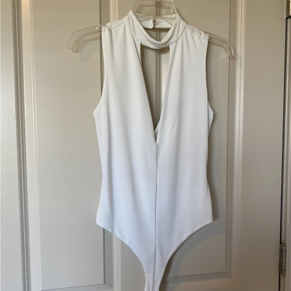 Deep V bodysuit